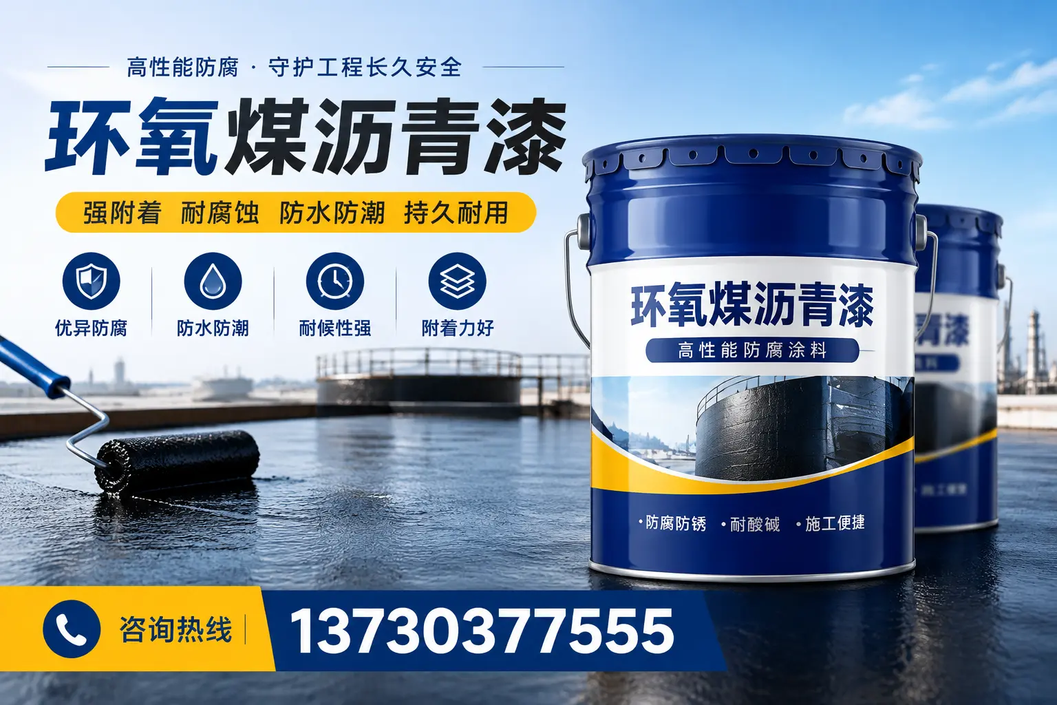 如何判断环氧煤沥青漆的质量?长治消费者指南